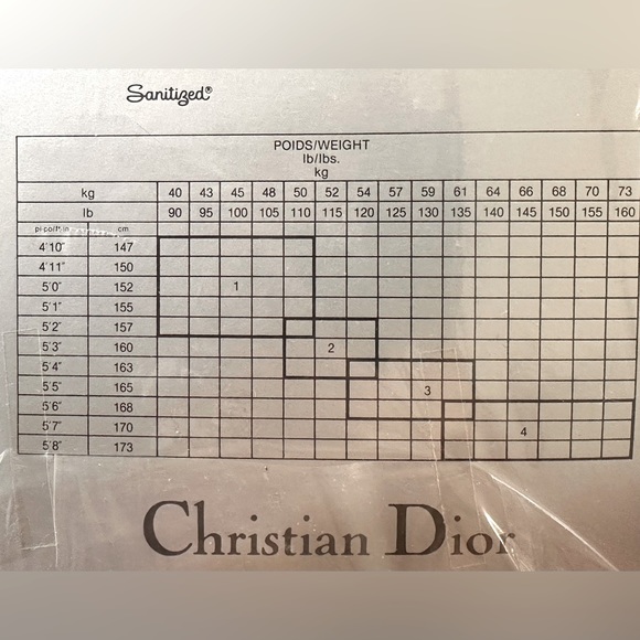 Vintage, Christian Dior Pantyhose, NWT - Picture 3 of 3